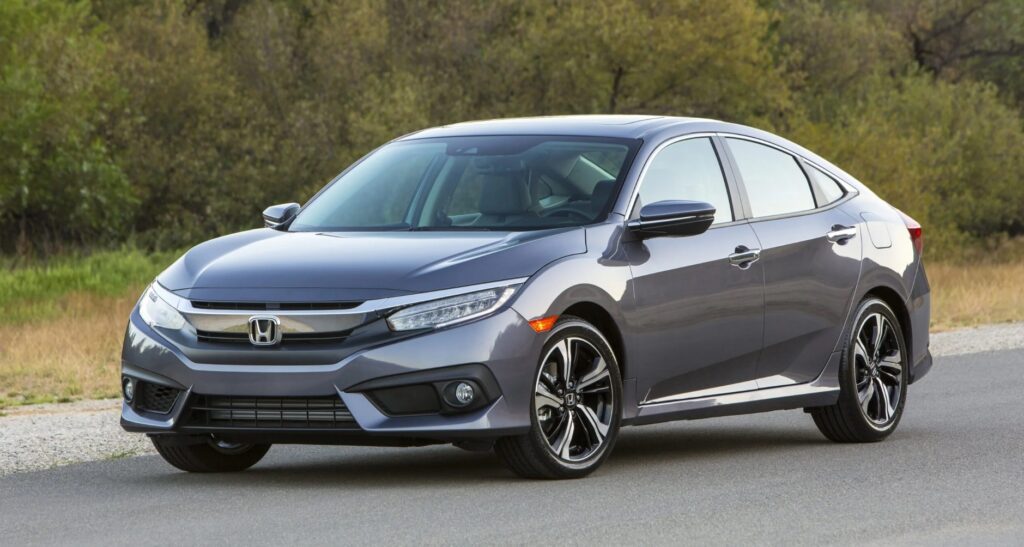 A Metallic Silver 2018 Honda Civic