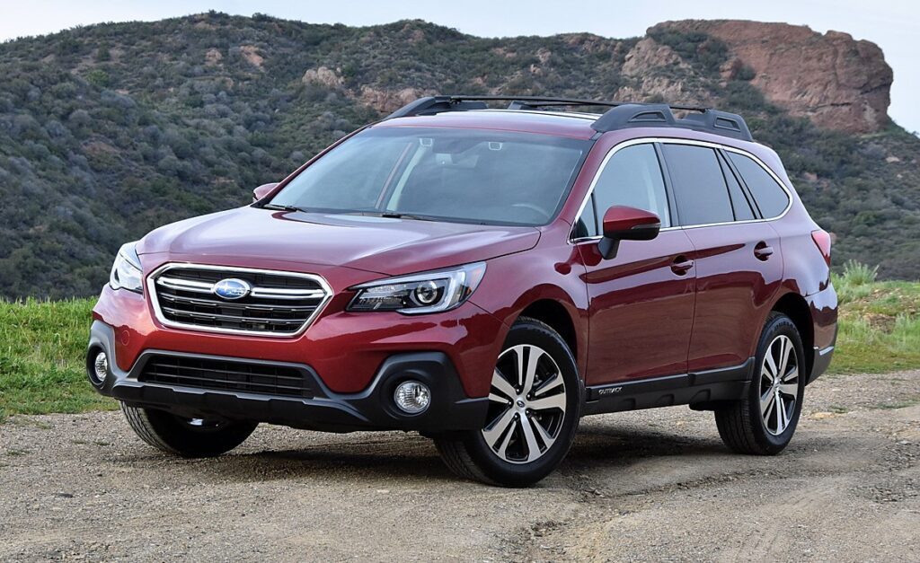 Maroon 2018 Subaru Outback