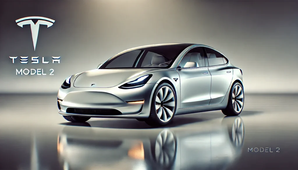 The upcoming 2025 Model 2 from Tesla