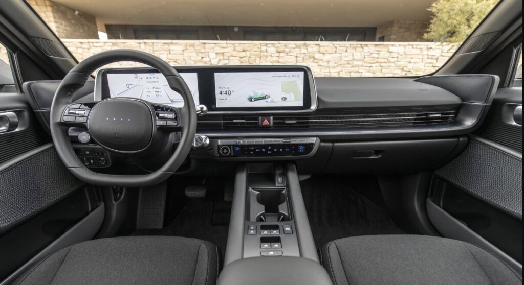 Hyundai Ioniq 6 interior.