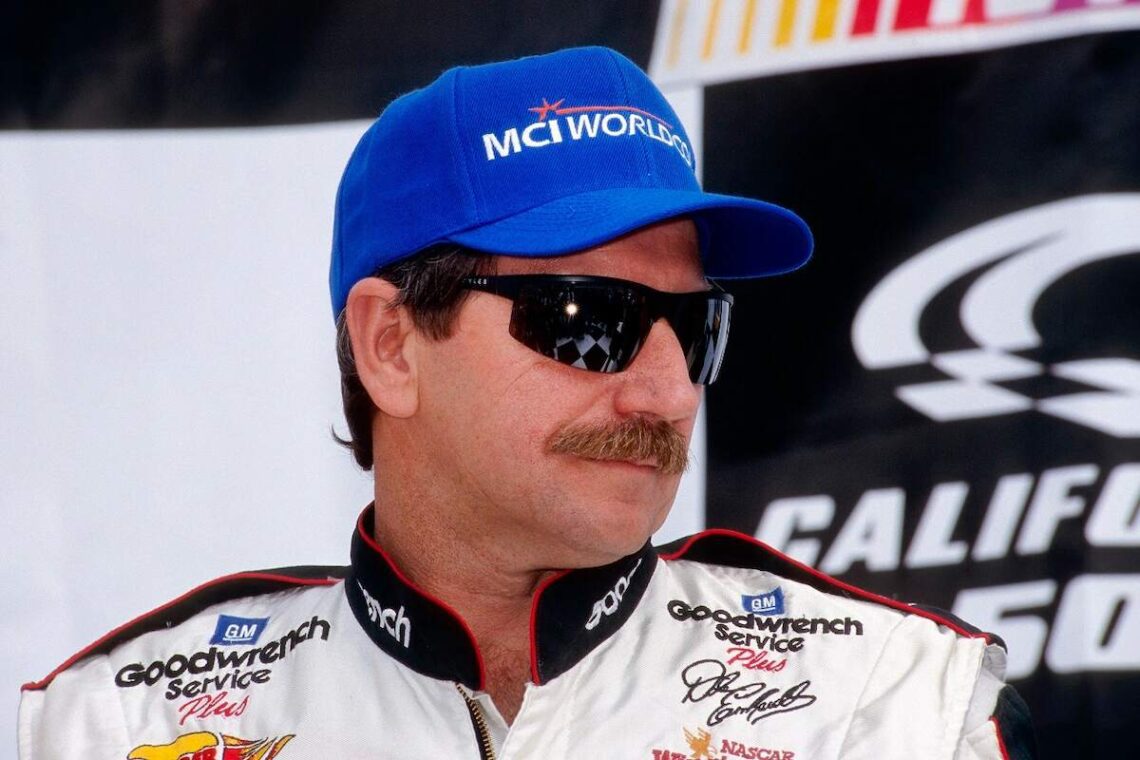 Dale Earnhardt and his legendary mustache.