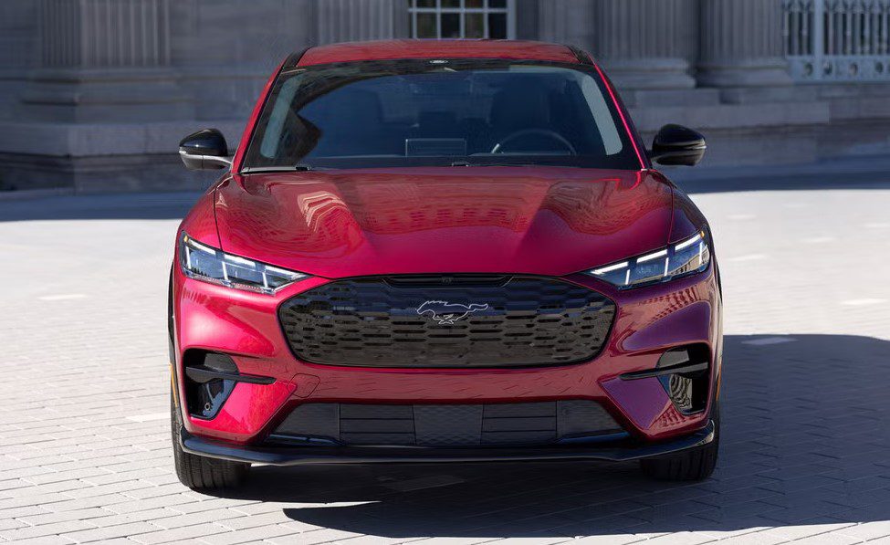 Mustang Mach-E front view.