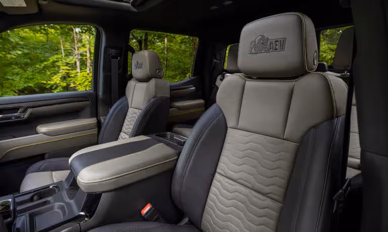 2025 Chevy Silverado 1500 front seating