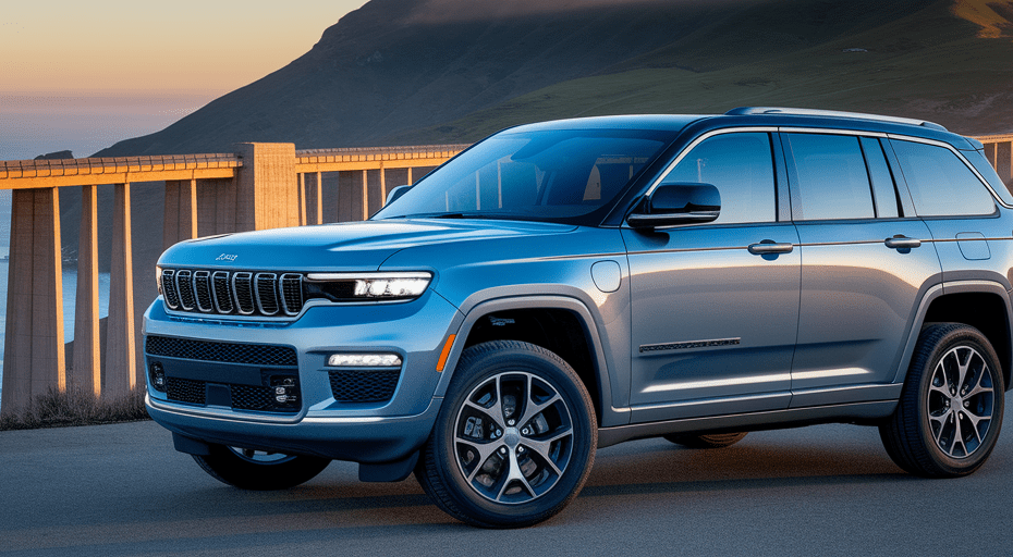2026 Jeep Grand Cherokee on California coast