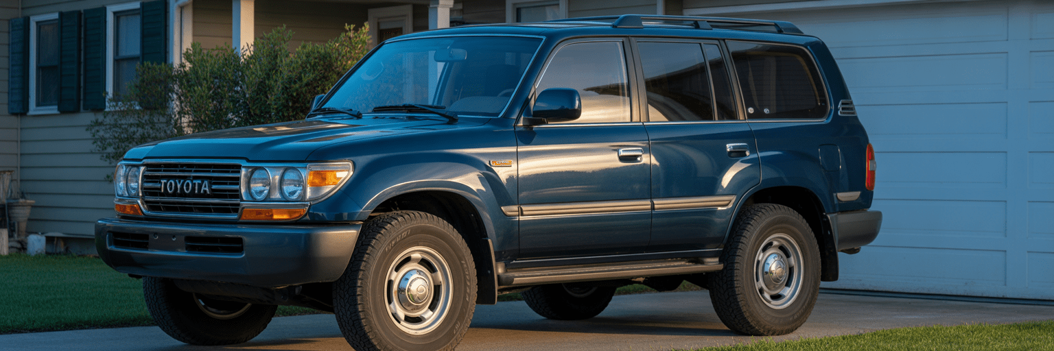 Reliable high mileage Toyota Land Cruiser.