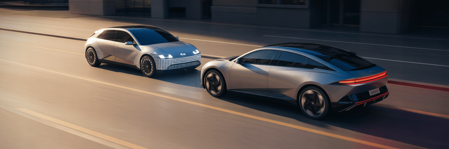 Hyundai Ioniq 5 and Kia EV6 comparison.