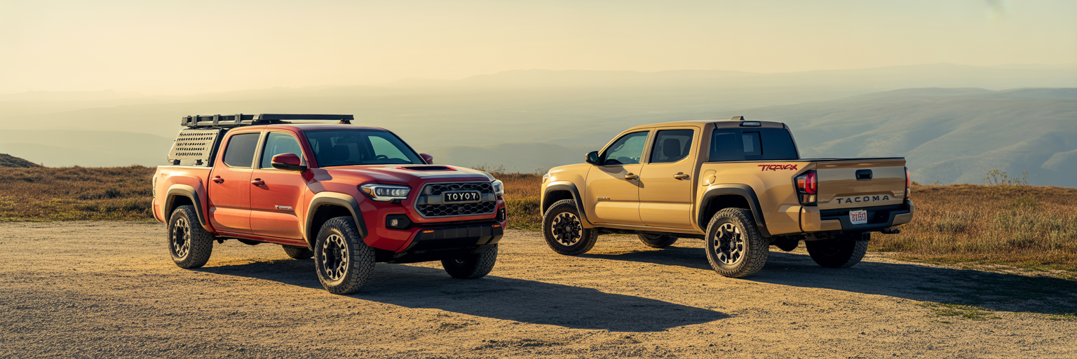 2026 Tacoma TRD Off-Road and Trailhunter comparison