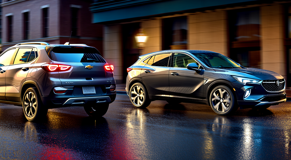 Chevrolet Trax and Buick Envista comparison